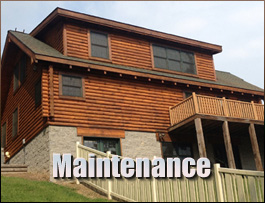  Racine, Ohio Log Home Maintenance